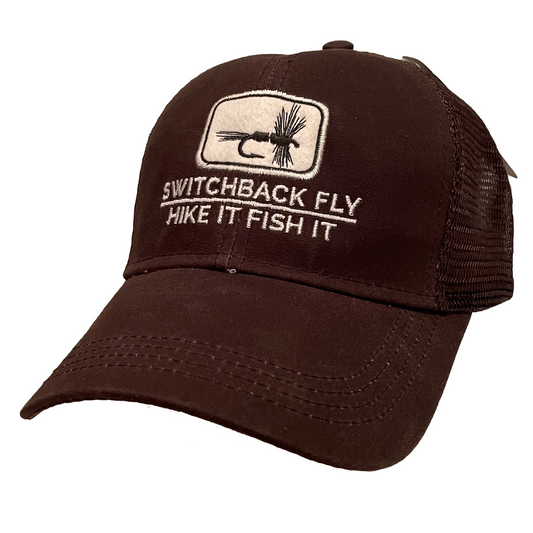 Switchback Fly Brown Trucker Hat