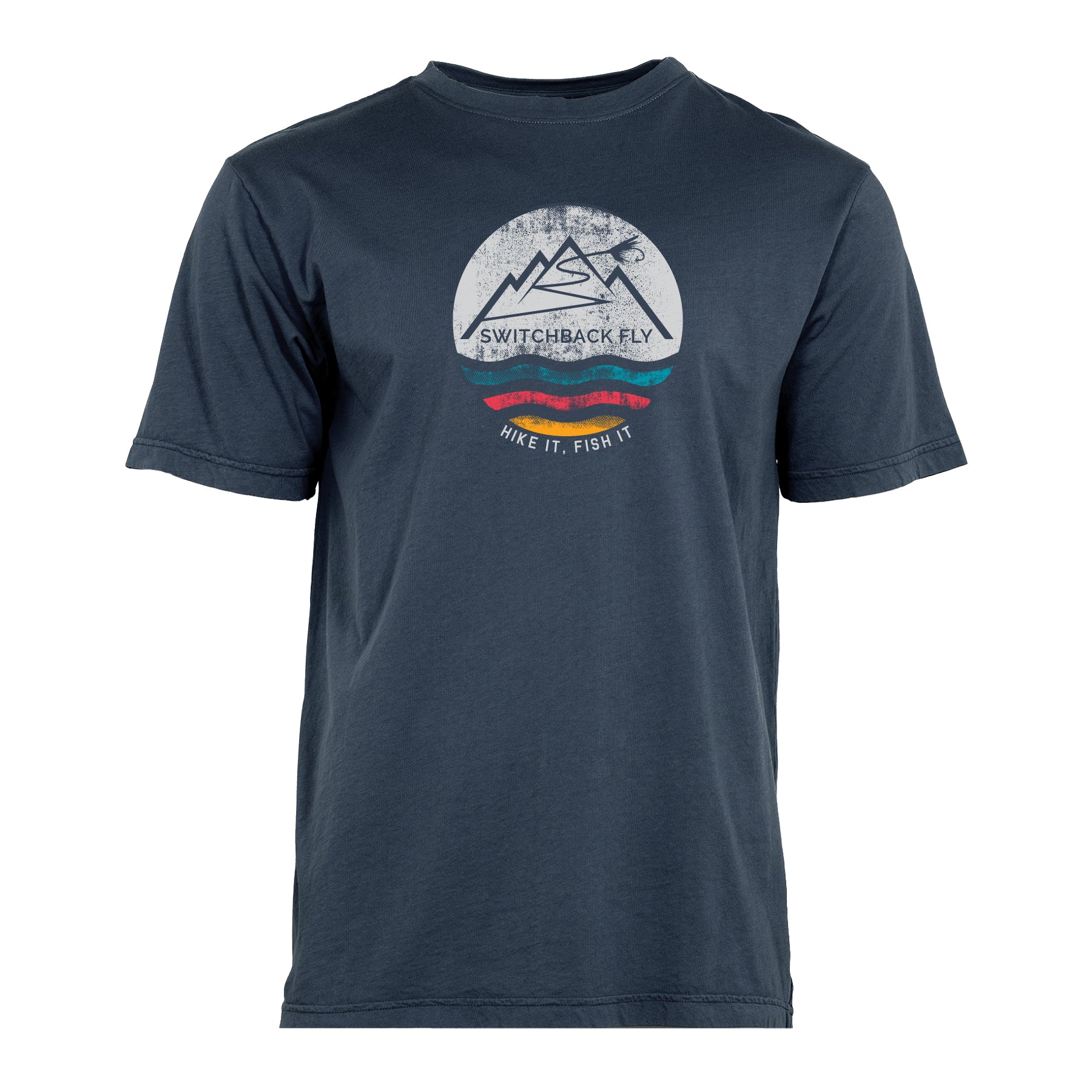 Switchback Fly S/S T-Shirt Washed Navy